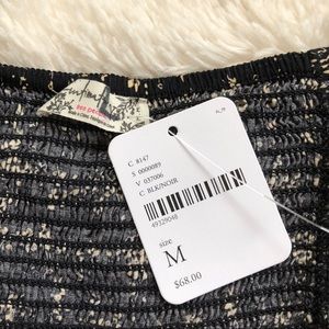 free people caught up printed slip